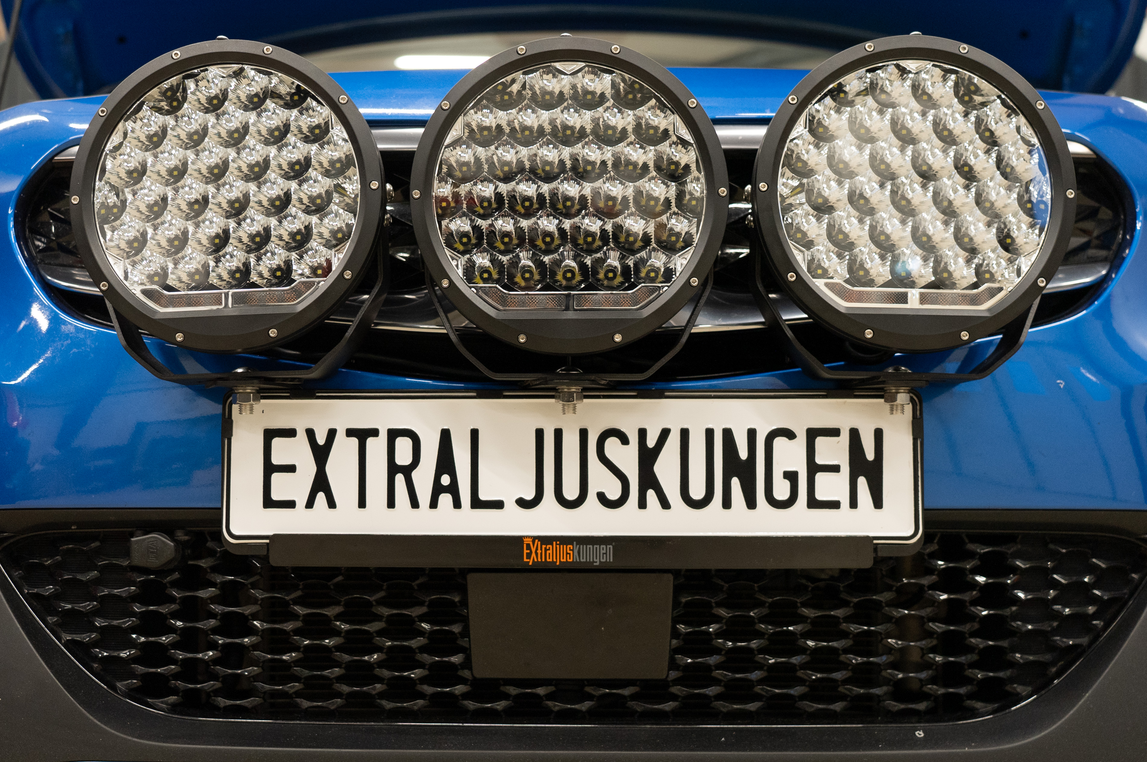 Provkör och justera extraljusen